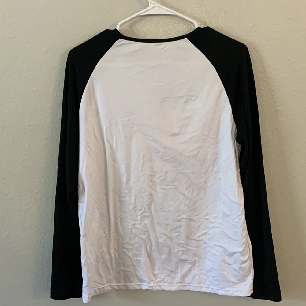 Merry Christmas reindeer long sleeve shirt size medium - Picture 4 of 5